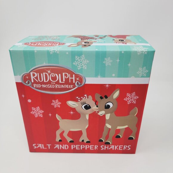 Rudolph & Clarice Salt & Pepper Shakers Set Rudolph the Red Nosed Reindeer - Picture 4 of 7